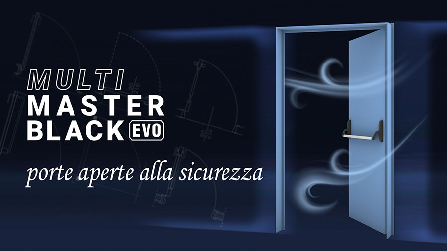 Multimaster Black EVO: sistema di pressurizzazione per filtri a porte aperte o vani scala di piccole volumetrie
