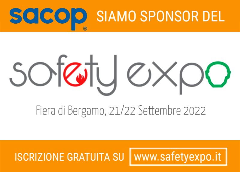 Sacop sarà presente alla Safety Expo di Bergamo